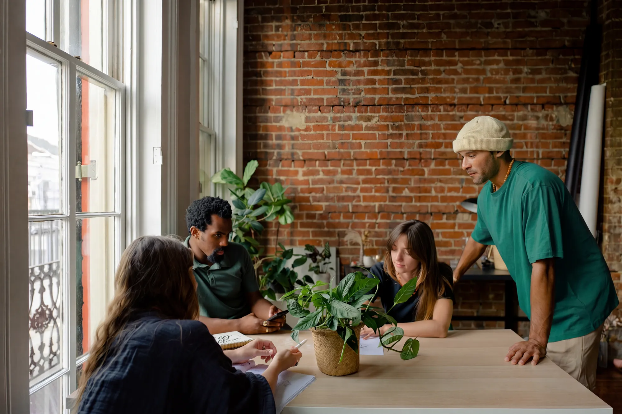 Founders collaborating